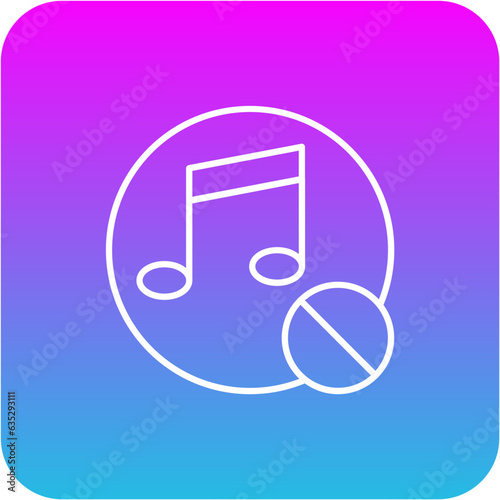 No Music Icon
