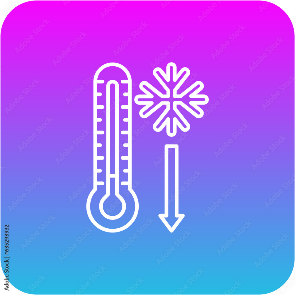 Low Temperature Icon Low Temperature Icon