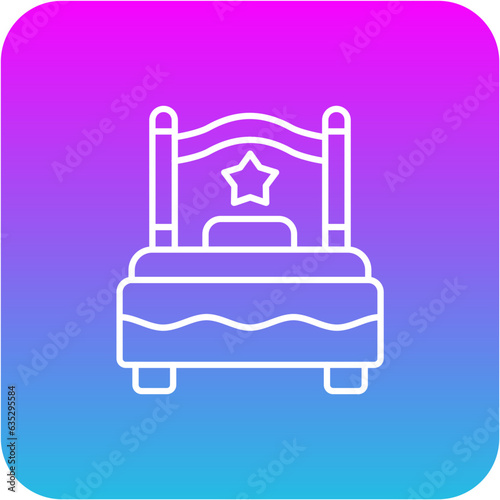 Single Bed Icon