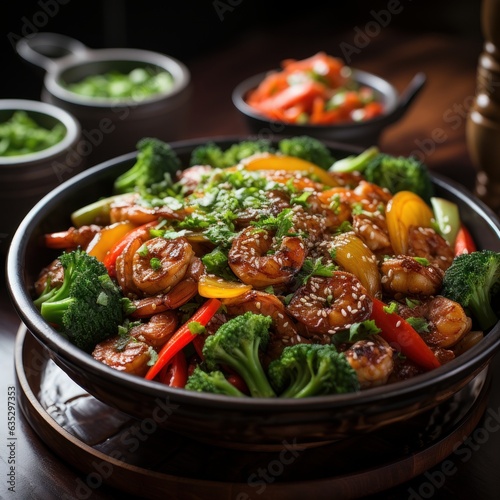 stir fried pork with vegetables