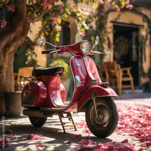 Fototapeta Naklejka Na Ścianę i Meble -  scooter in the street