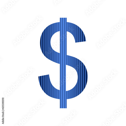 Us dollar icon.