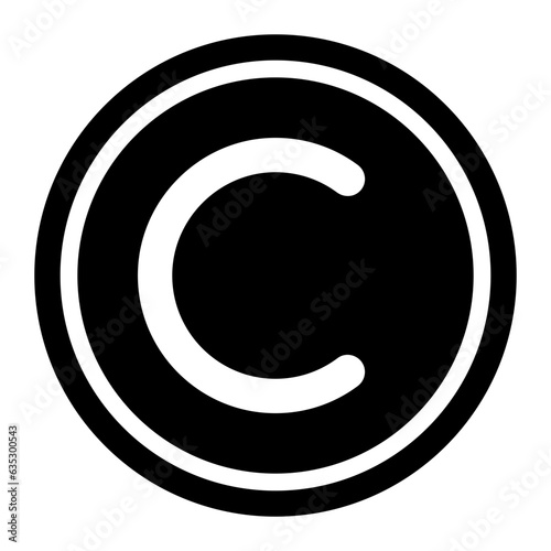 Copyright solid icon
