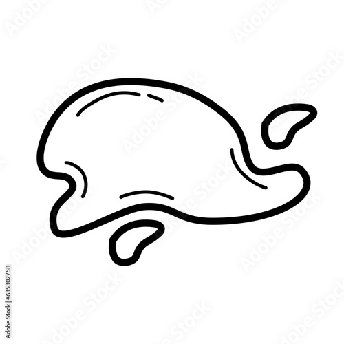 puddle line icon