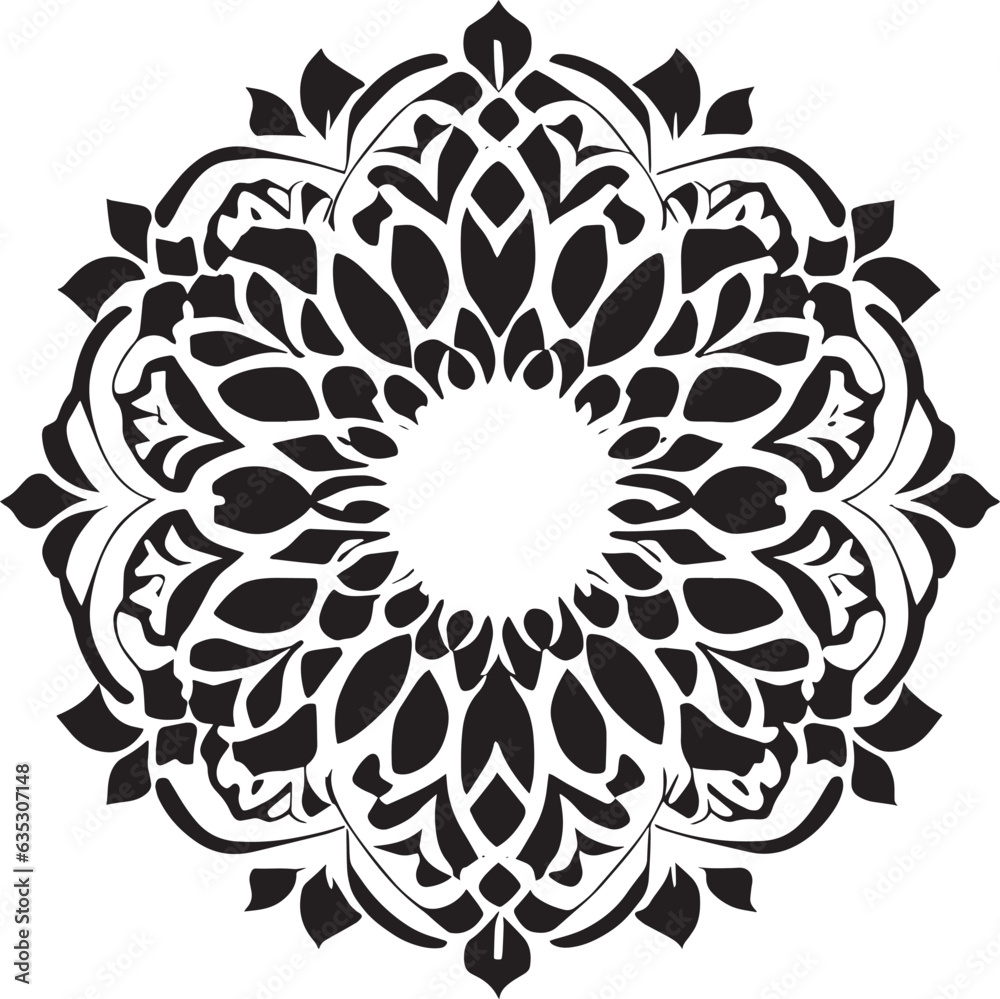 abstract floral ornament abstract floral ornament