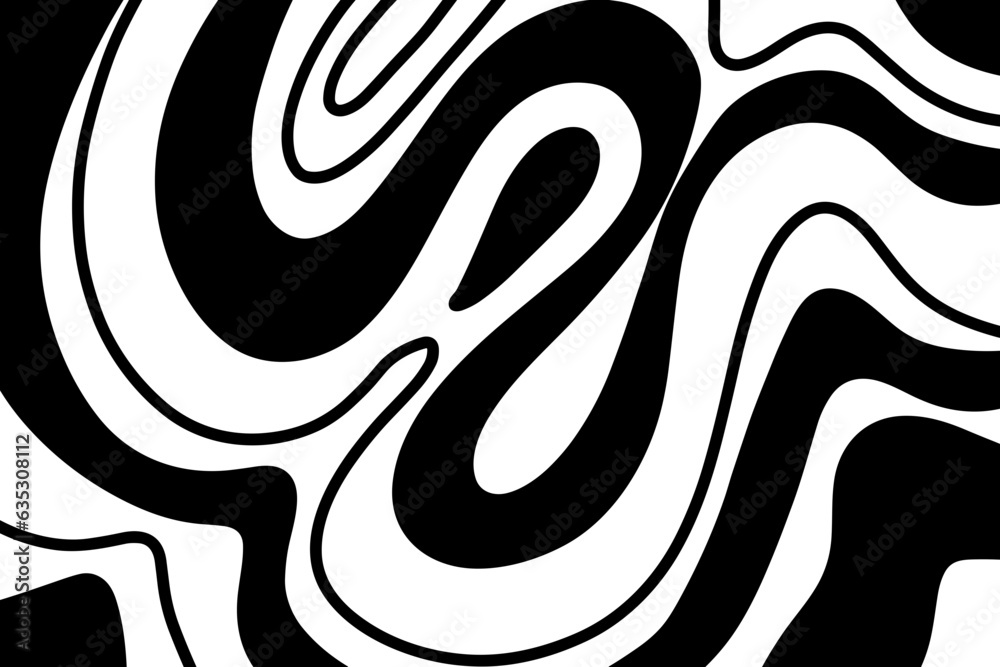 Black white well art line background illustration well Black white well art line background illustration well