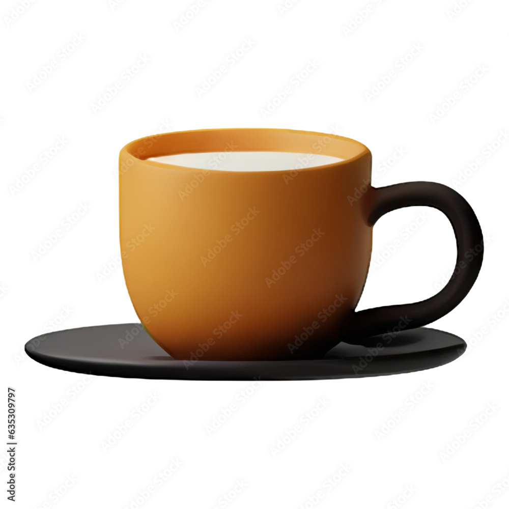 3D coffee cup hot and cool 3D coffee cup hot and cool