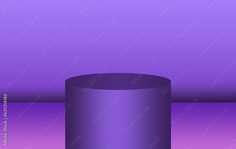 Gradient background pedestal podium Gradient background pedestal podium