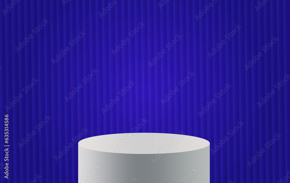 Gradient background pedestal podium