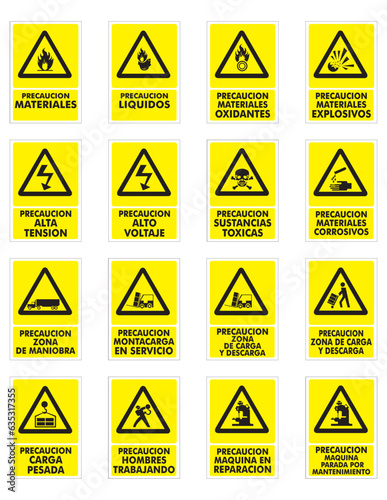 Letreros de seguridad industrial
