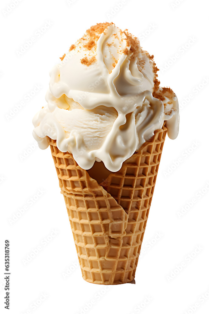 delicious ice cream cone