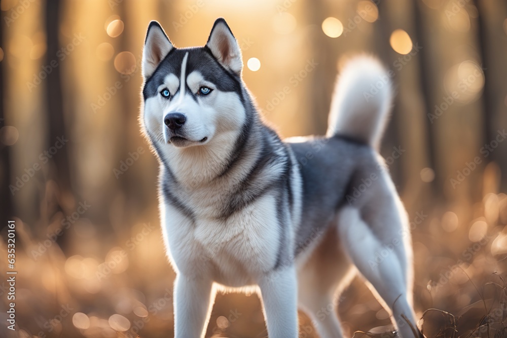 siberian husky dog