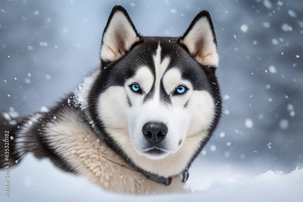 siberian husky dog