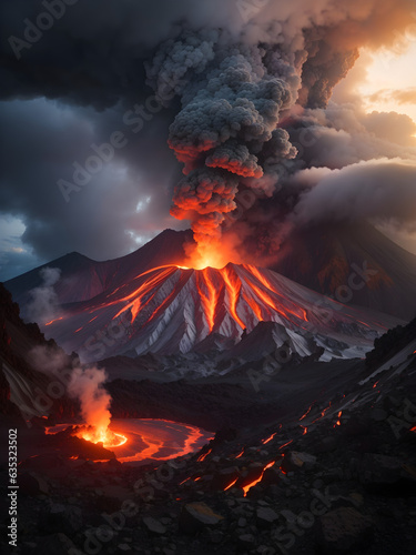 In the heart of a raging volcano