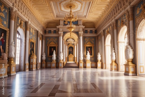 interior of a royal palace