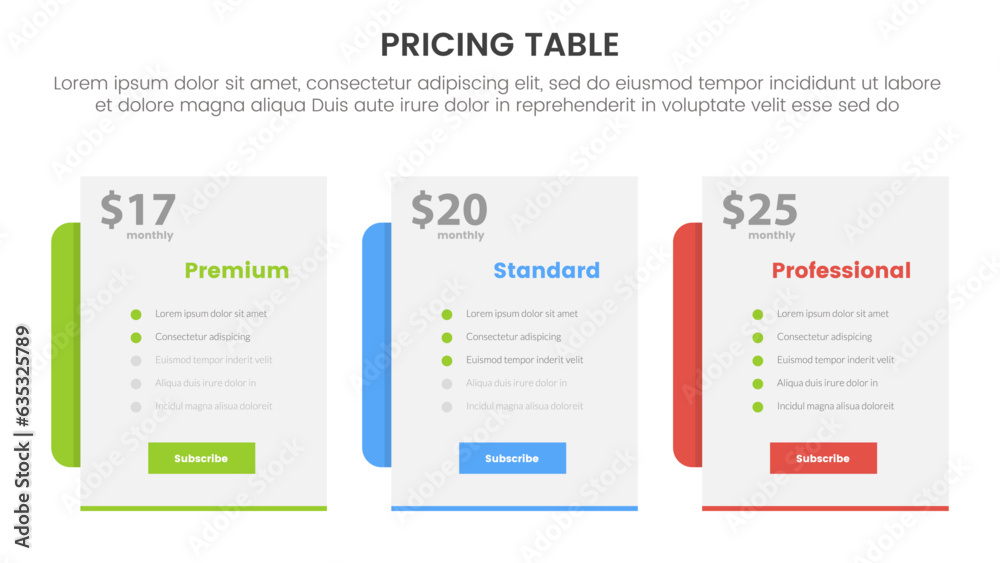 pricing table or price comparison infographic 3 point stage template with box and rear badge bookmark and for slide presentation pricing table or price comparison infographic 3 point stage template with box and rear badge bookmark and for slide presentation