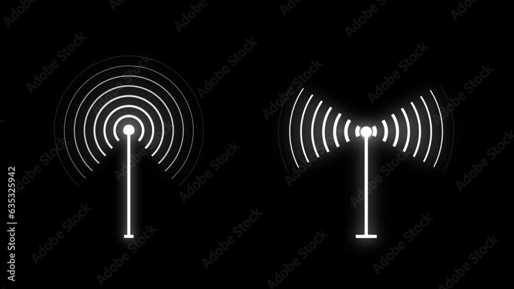 Radio waves tower connective network and signal waves ,technology background . e_665 Radio waves tower connective network and signal waves ,technology background . e_665