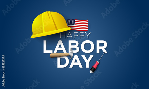 Labor Day Background Design.