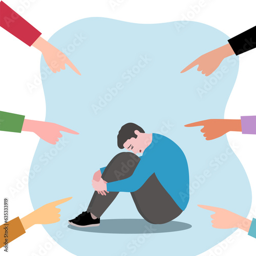 Bullying is the behaviour of a person who hurts or frightens someone smaller or less powerful, often forcing that person to do something they do not want to do