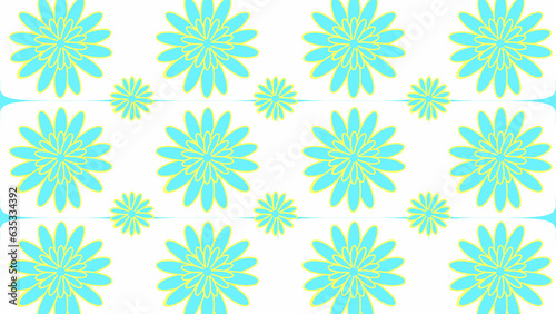 B blue yellow flowers