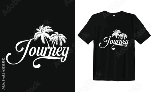 Journey Typography t-shirt design (ID: 635335542)