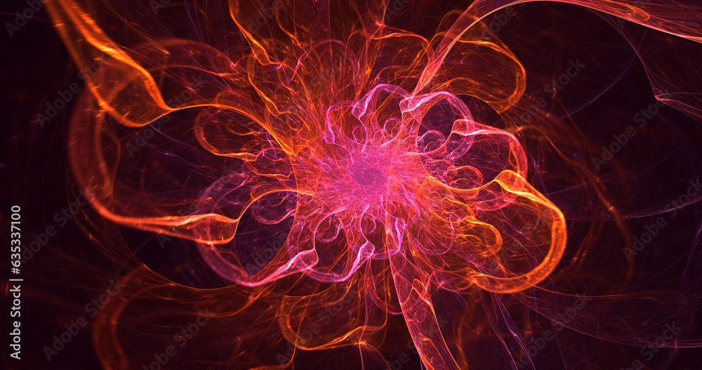 3D rendering abstract colorful fractal light background 3D rendering abstract colorful fractal light background