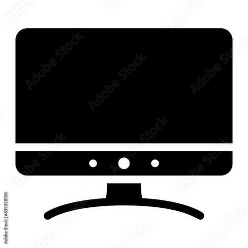 television glyph icon