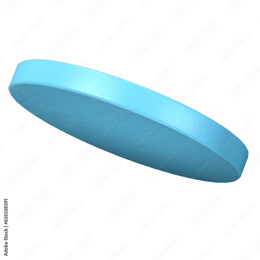 Light blue circle 3D Light blue circle 3D
