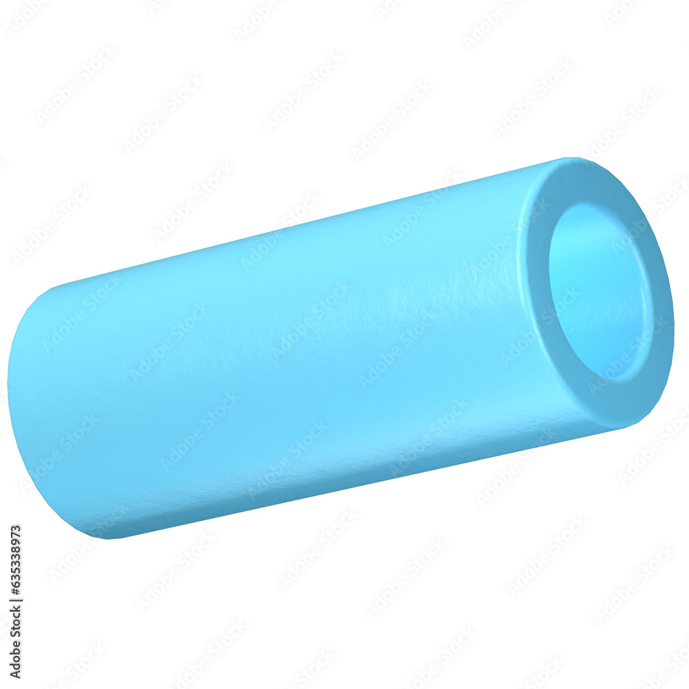 Light blue tube 3D Light blue tube 3D