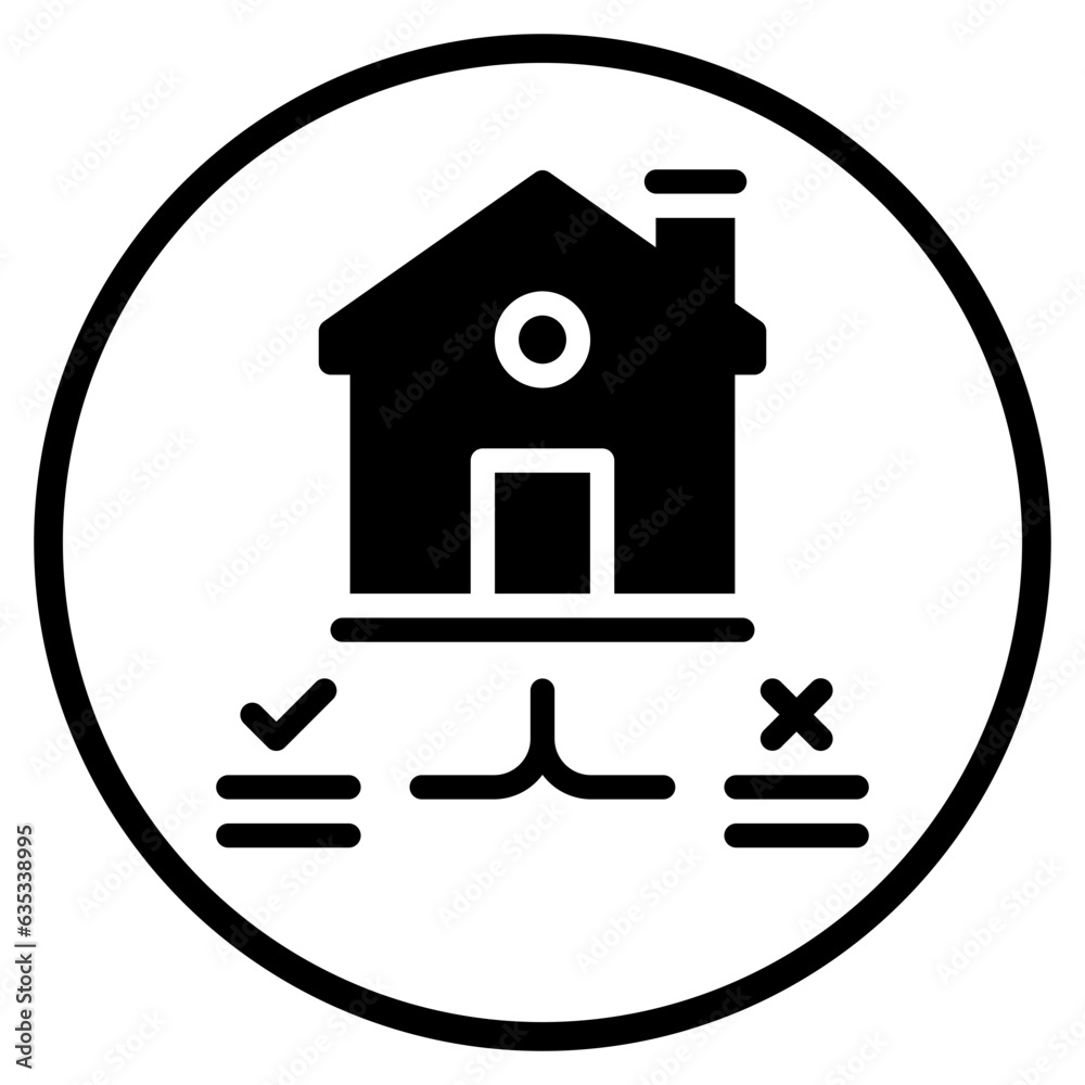 house rules glyph icon