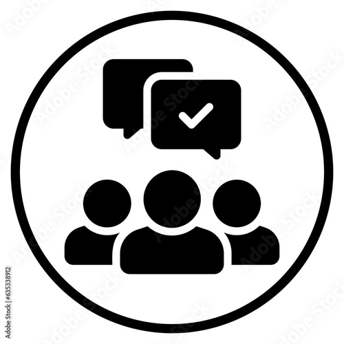agreement glyph icon