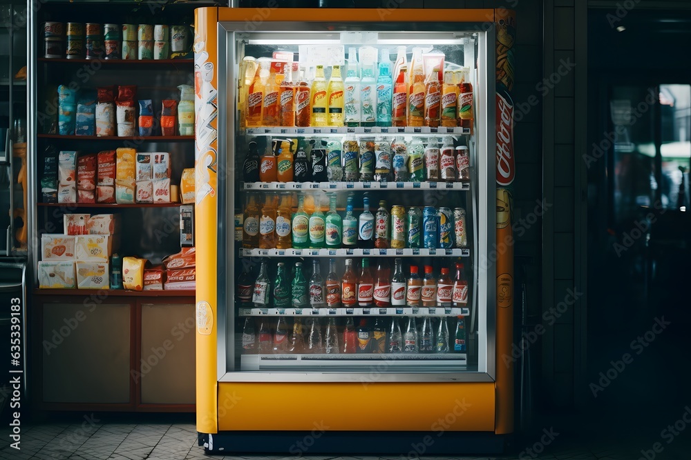 Vending machine illustration