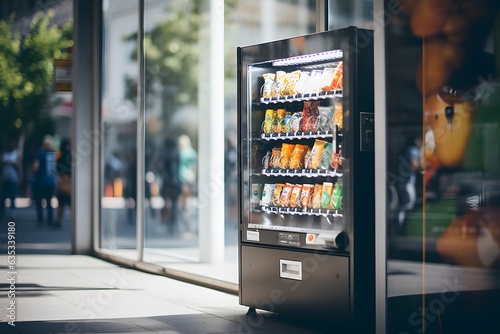 Vending machine illustration photo