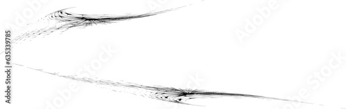 Sketchy angular halftone border with intricate strokes. Refined, sophisticated outline. Vector.