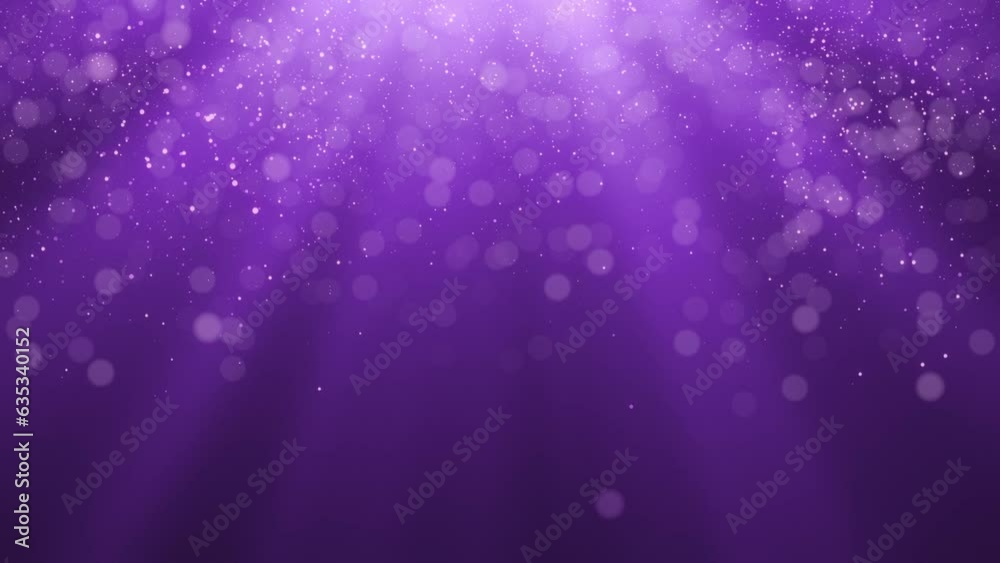 Purple abstract background with shining particles purple color and glitter sparkle