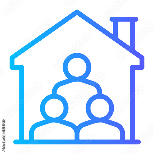 roommate gradient icon