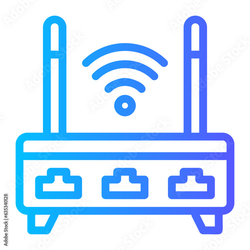 router gradient icon