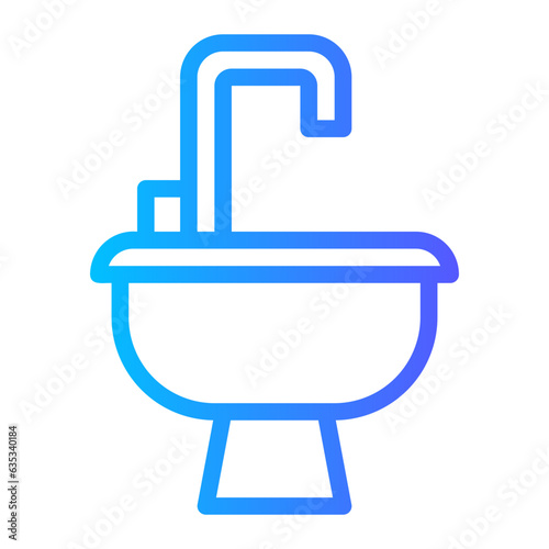 washbasin gradient icon