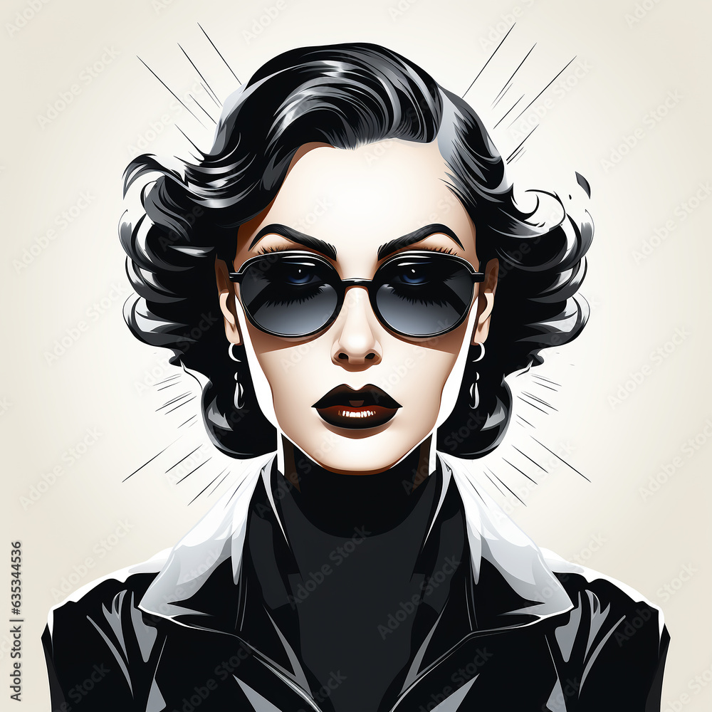 Portrait of the woman witch and vampire Halloween the evil force logo concept of guile betrayal Portrait of the woman witch and vampire Halloween the evil force logo concept of guile betrayal
