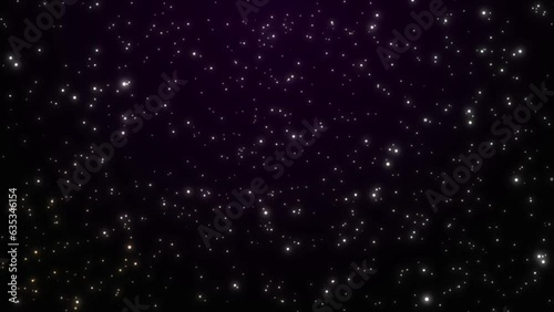 4K animation of circular particles exploding radially (stars in space) photo