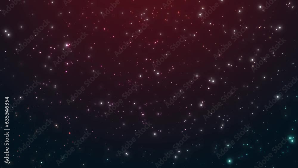 4K animation of circular particles exploding radially (stars in space)