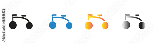 icon bicycle for children