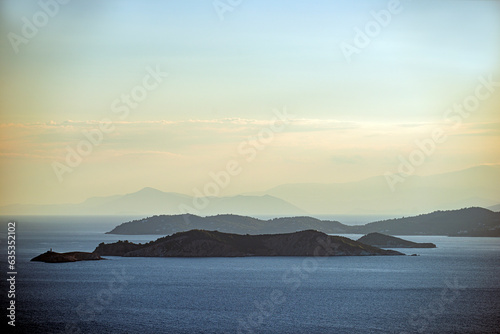 sunset over the sea, greece, grekland, mediterranean, EU,summer, Mats, alonisoss
