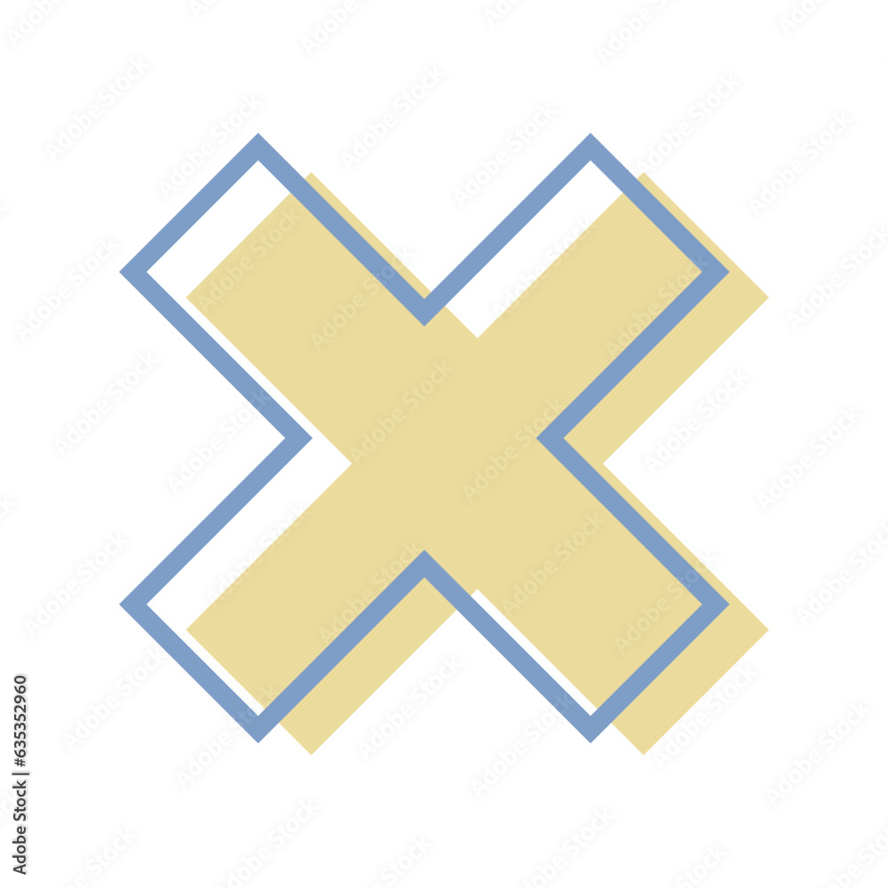 Obraz premium Geometric Shape Memphis