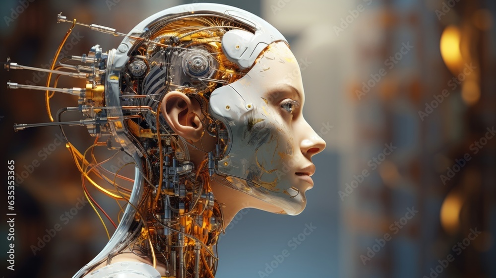 Synthetic Empathy: Imagery blending mechanical and human elements, sparking conversations about the role of artificial intelligence in understanding emotions | generative AI Synthetic Empathy: Imagery blending mechanical and human elements, sparking conversations about the role of artificial intelligence in understanding emotions | generative AI