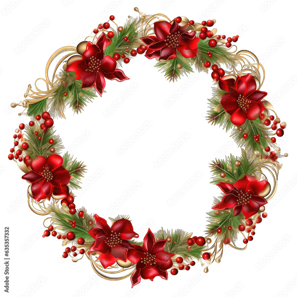 Christmas Frame. Transparent Inside and Background. Christmas Frame. Transparent Inside and Background.
