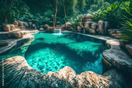 pool in the resort