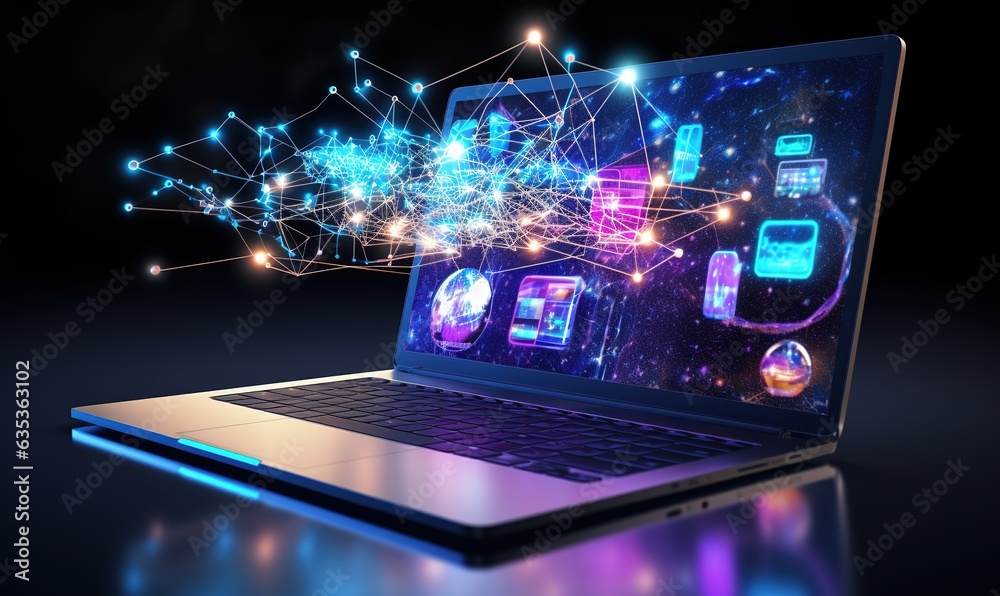 Ai the concept of artificial intelligence use analytics automation and an autonomous brain big data Generative AI Ai the concept of artificial intelligence use analytics automation and an autonomous brain big data Generative AI