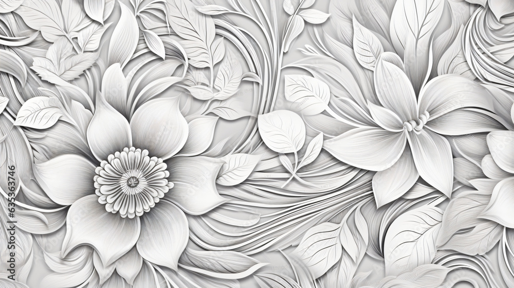 Elegant floral vector background