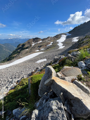 trail in the mountains